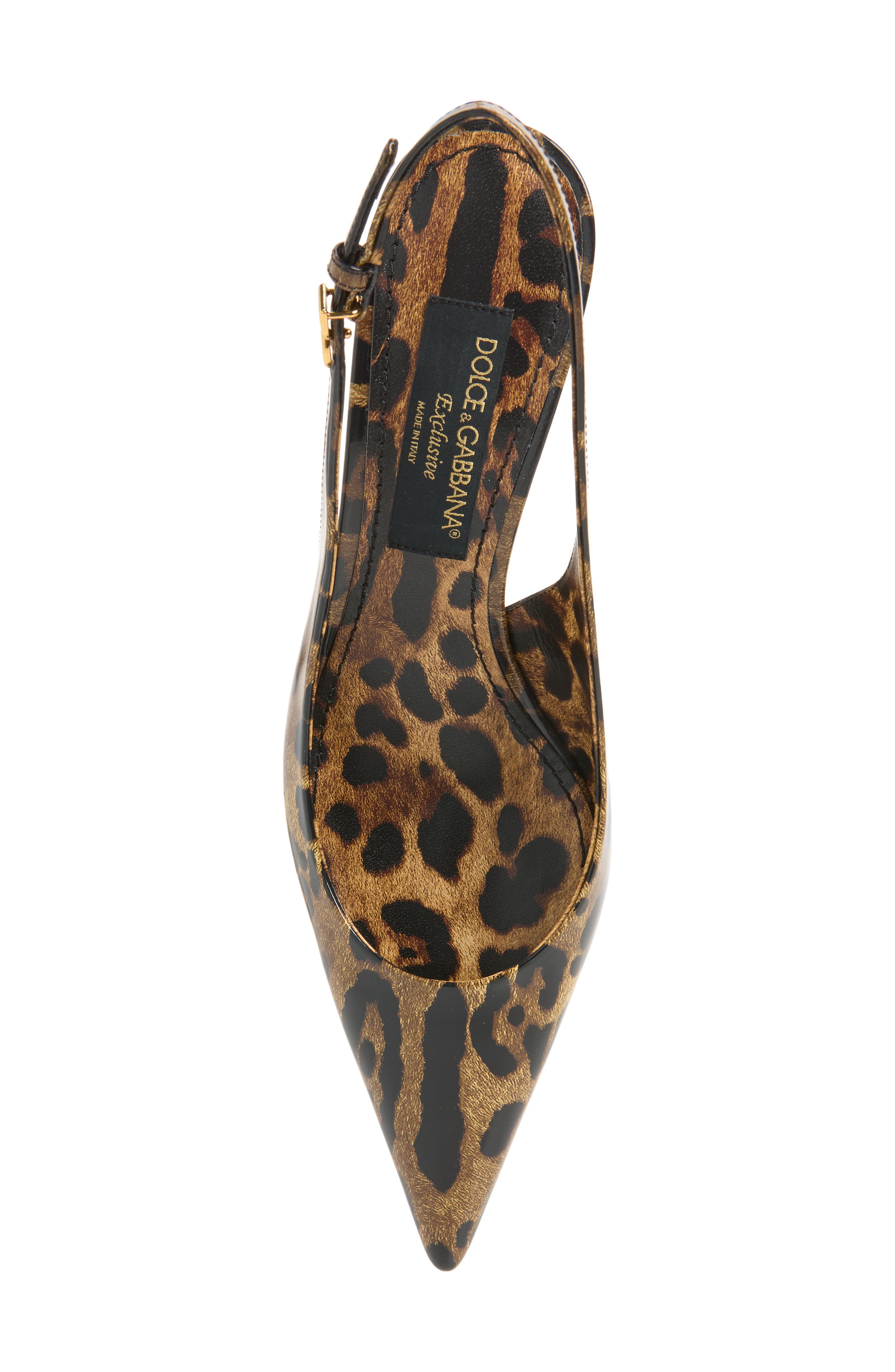 Lollo Leather Slingback Pump, Alternate, color, HA93M LEO