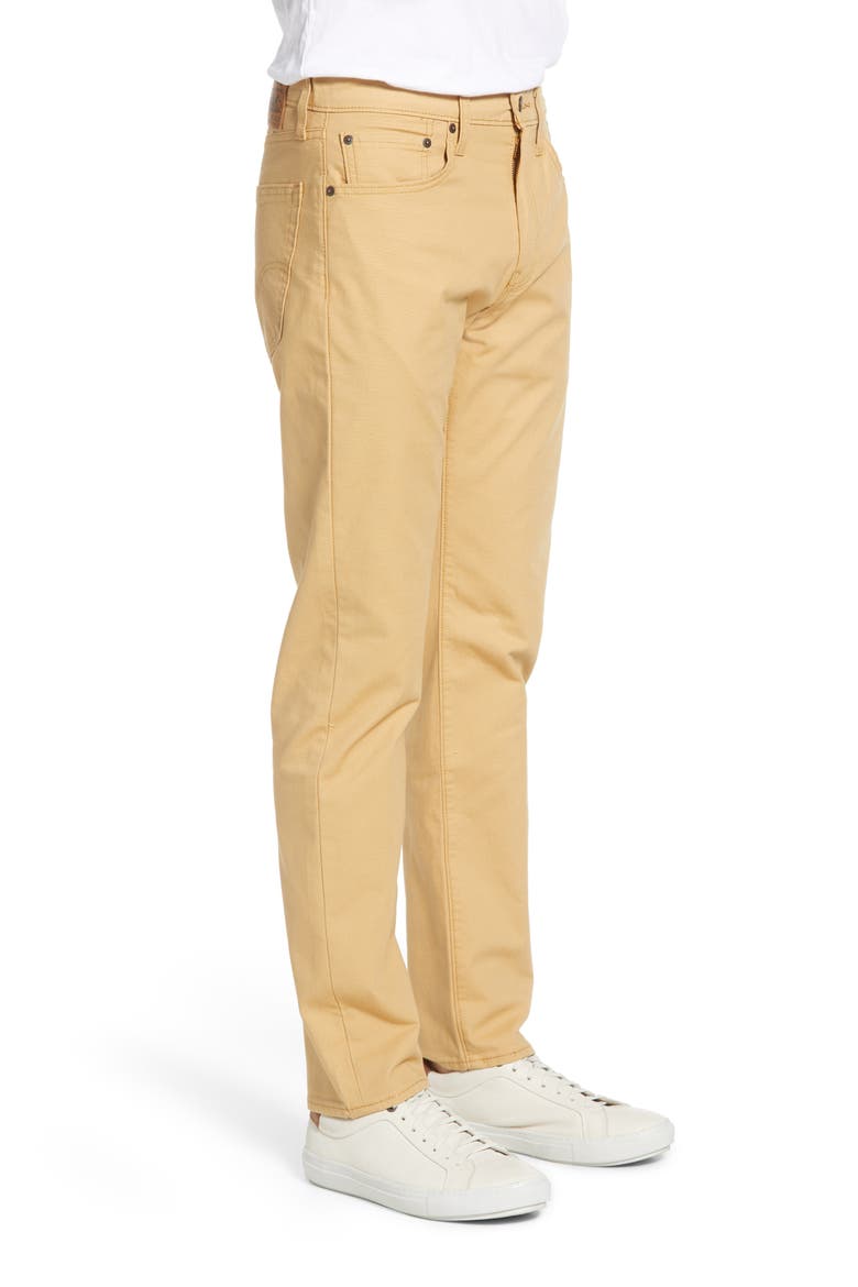 Levi's® x Justin Timberlake 502™ Taper Fit Five Pocket Pants, Alternate, color, GOLDEN CANVAS