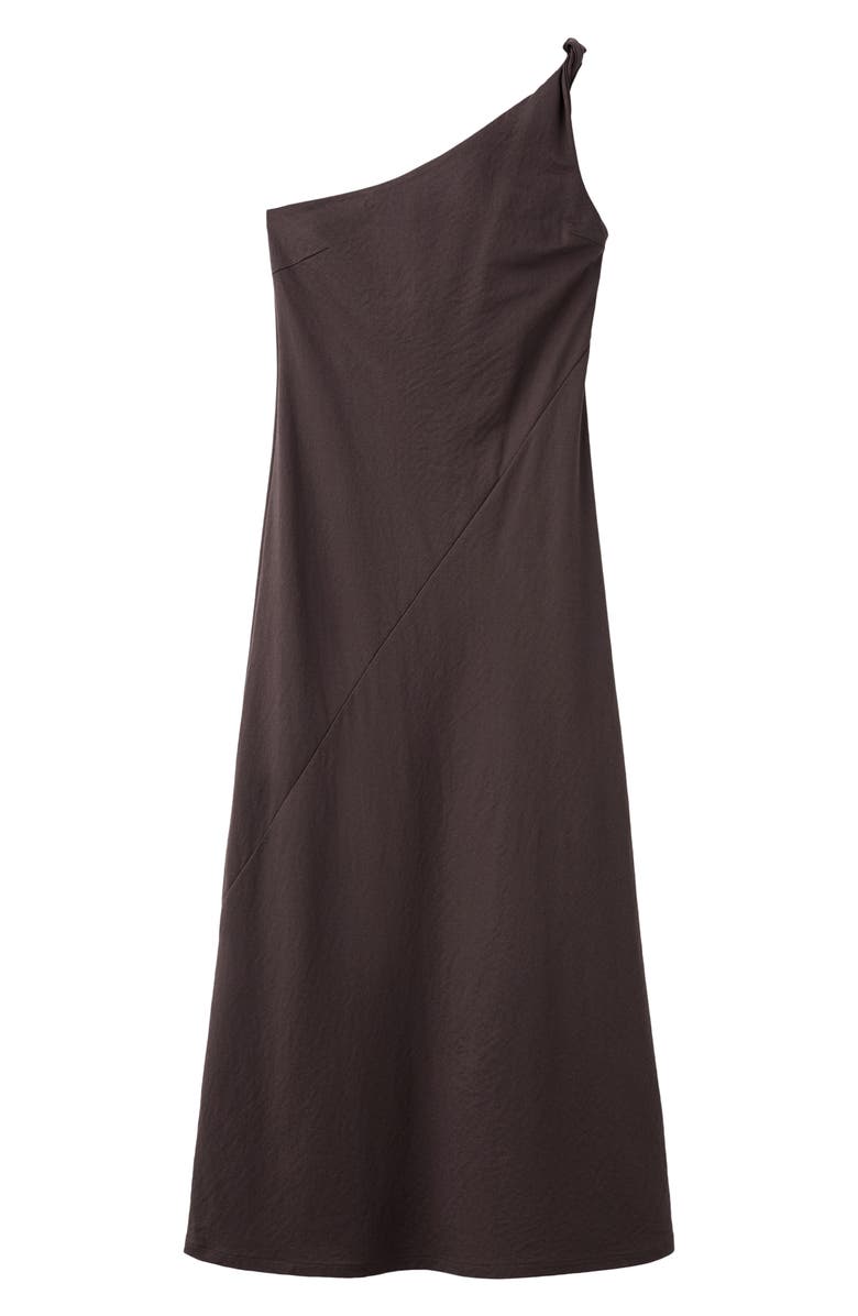 MANGO One-Shoulder Dress, Alternate, color, 