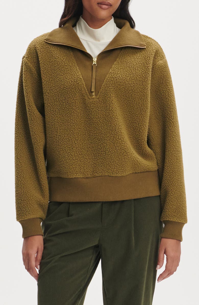 Varley Jaylin High Pile Fleece Half-Zip Pullover | Nordstrom
