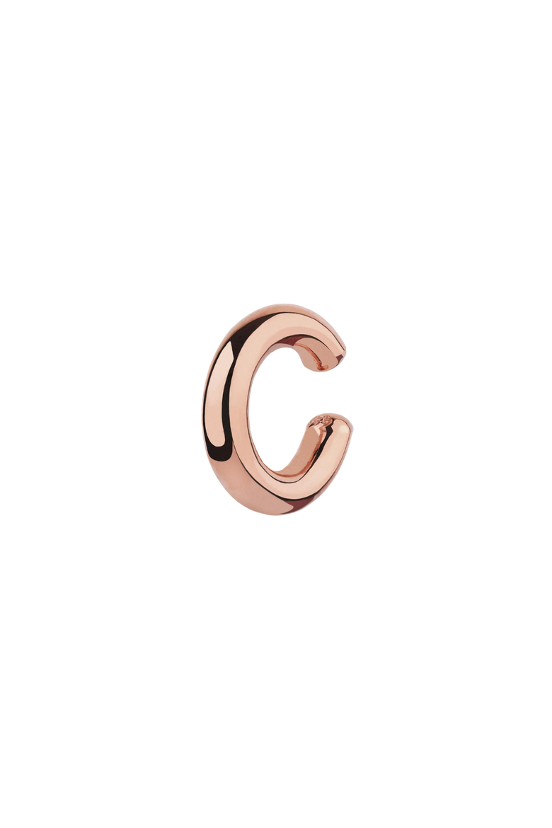 Chunky Sterling Silver Ear Cuff No Piercing 1 Piece, Main, color, Rose gold