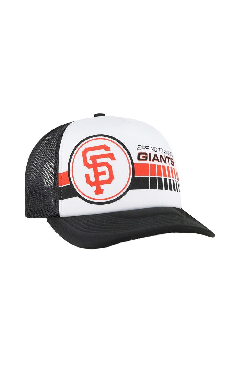 '47 Men's '47  White/Black San Francisco Giants 2024 Spring Training Foam Trucker Adjustable Hat, Alternate, color, 