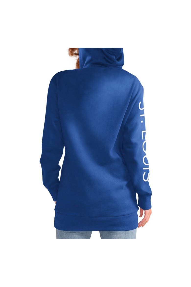 Women's G-III 4Her by Carl Banks Blue St. Louis Blues Overtime Pullover Hoodie, Alternate, color, Blue
