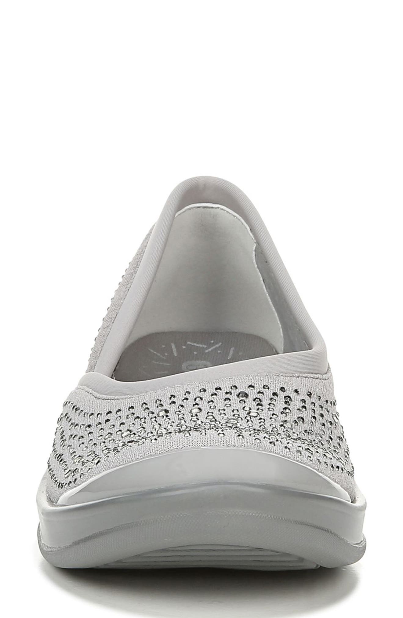 Moonlight Skimmer Flat, Alternate, color, GREY FABRIC