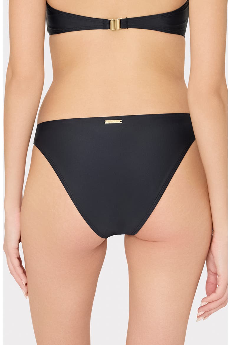 Solid Margot Bikini Bottoms, Alternate, color, BLACK