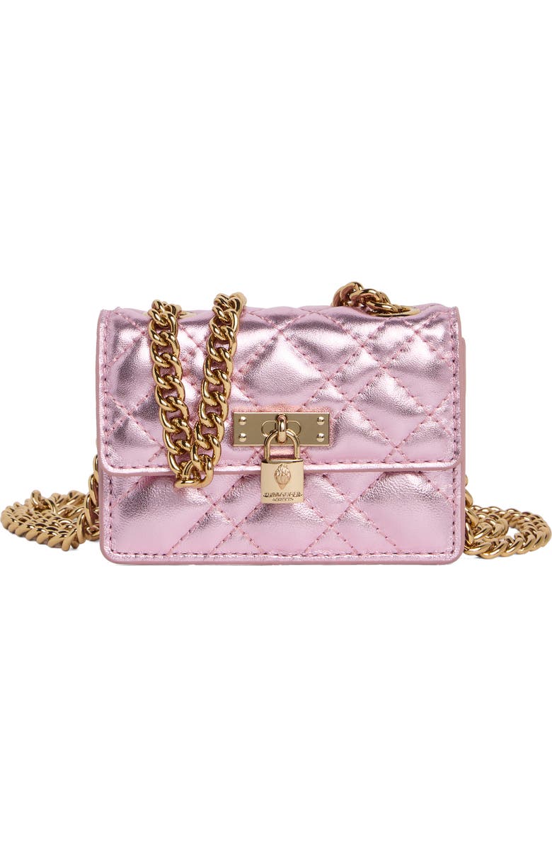 Kurt Geiger London Micro Brixton Convertible Crossbody Bag, Main, color, Pink