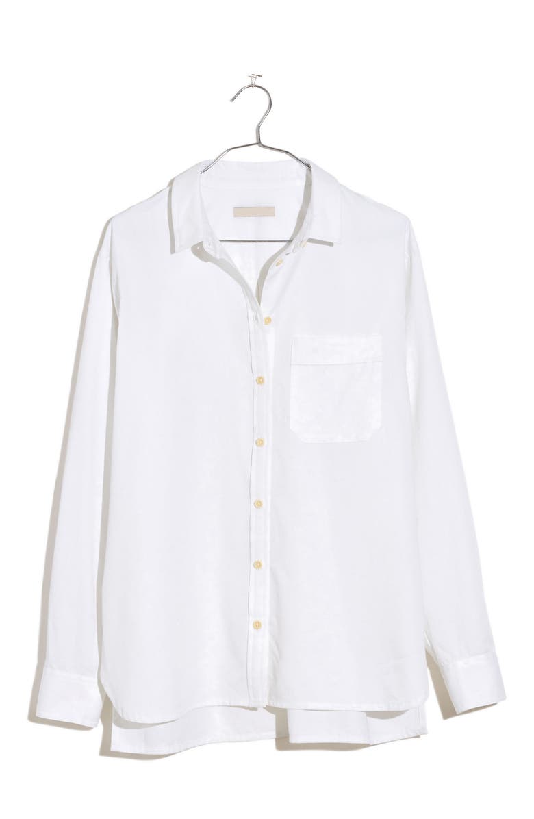 Madewell Oversize Ex-Boyfriend Button-Up Shirt, Alternate, color, 