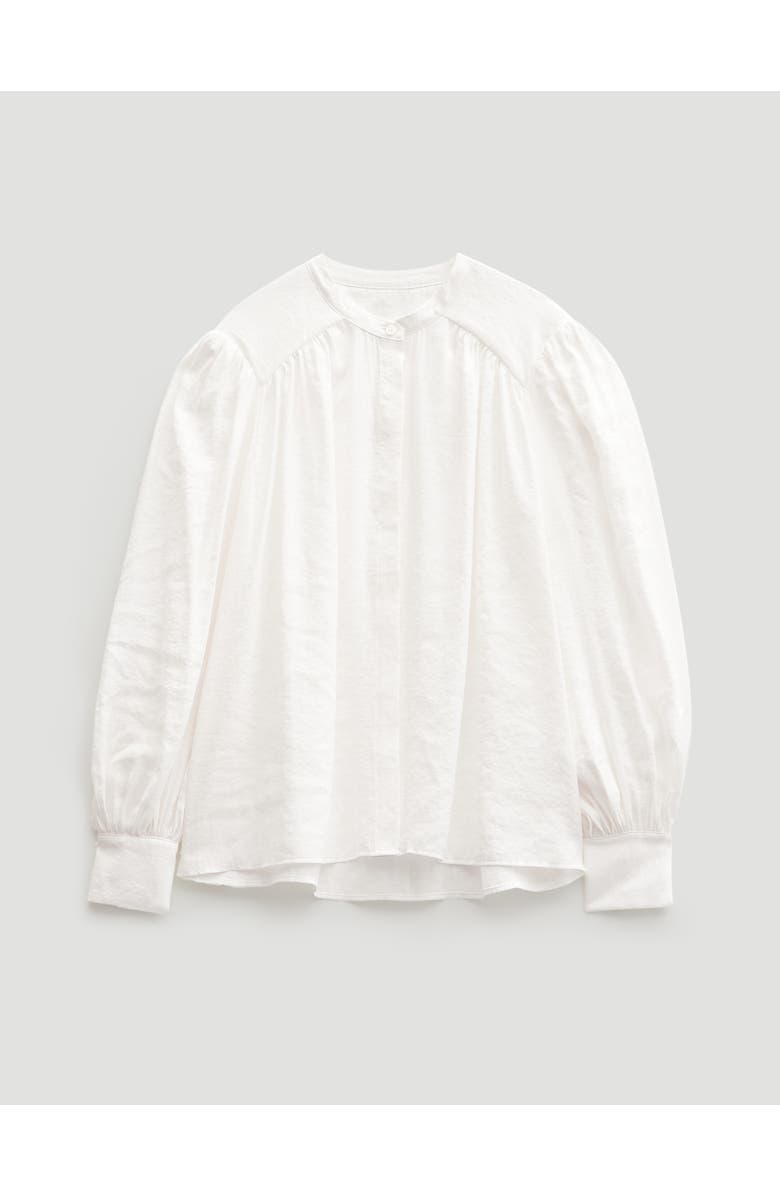 Hush Puff Sleeve Blouse, Alternate, color, Ecru White