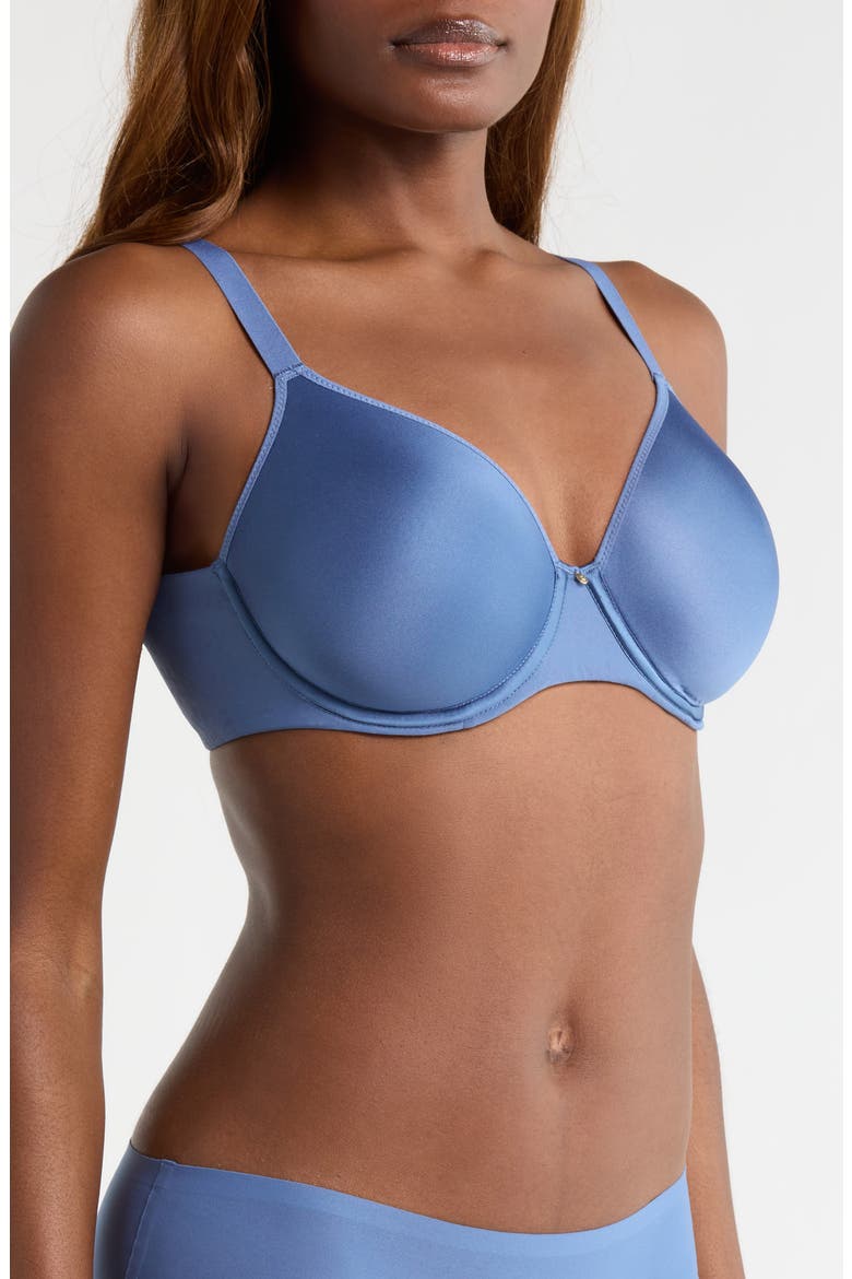 Comfort Chic Back Smoothing T-Shirt Bra, Alternate, color, STORM BLUE