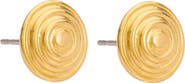 Susan Caplan 1980s Vintage Gold Plated Earrings