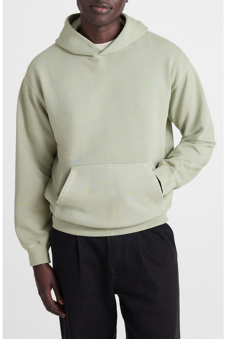 Woodland Brushed Terry Hoodie, Main, color, DUSTY SAGE