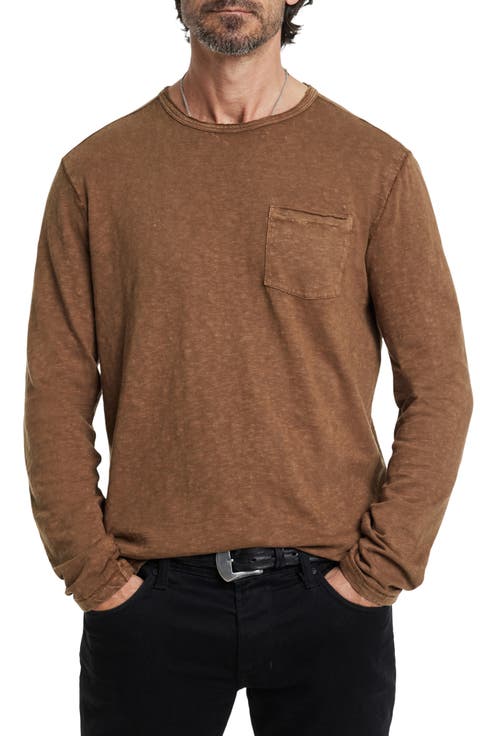Sid Raw Edge Organic Cotton Long Sleeve T-Shirt