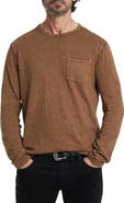 John Varvatos Sid Raw Edge Organic Cotton Long Sleeve T-Shirt