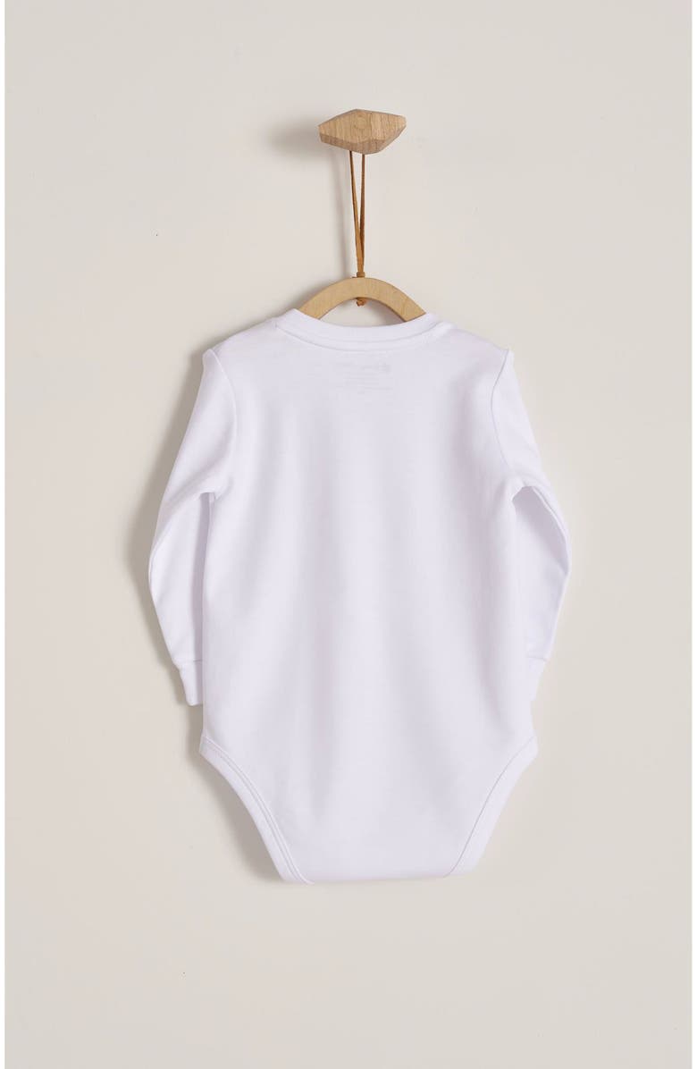 Babycottons Premium Peruvian Pima Cotton Colors Long Sleeve Bodysuit For Infant, Alternate, color, 