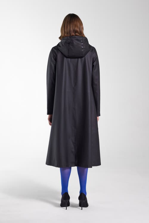 Stutterheim Mosebacke Long Raincoat In Black