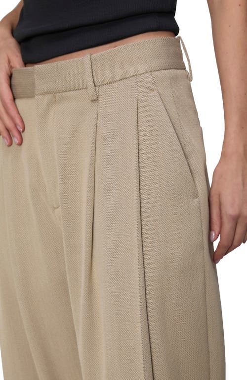 Rag & Bone Cecily Italian Suiting Pants In Tan Multi