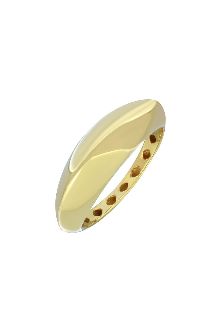14K Gold Knife Edge Ring (Nordstrom Exclusive), Main, color, 14K YELLOW GOLD