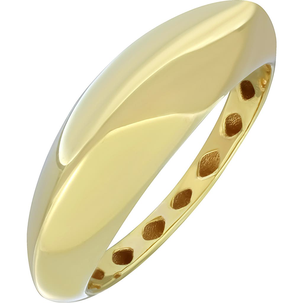 Bony Levy 14k Gold Knife Edge Ring In 14k Yellow Gold