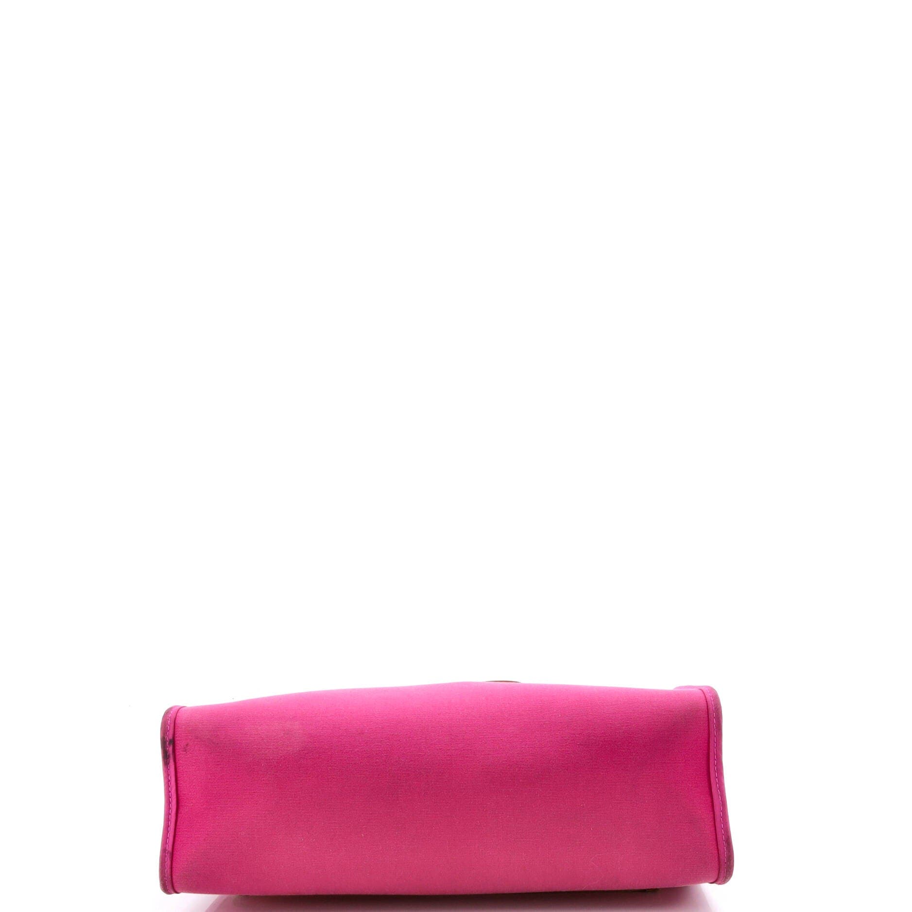 Pre-Owned Hermes Herbag Zip Leather and Toile 31, Alternate, color, Magnolia