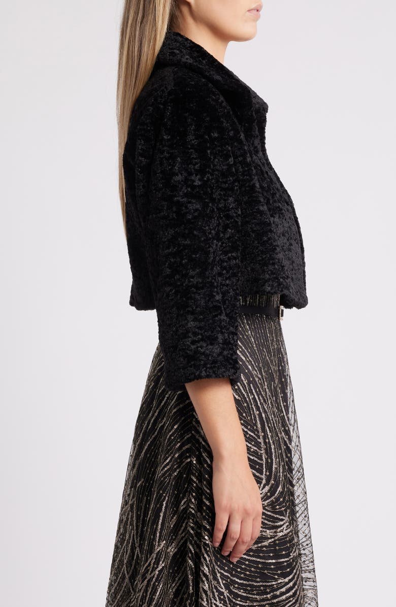 Eliza J Faux Fur Bolero, Alternate, color,