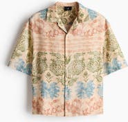H&M Regular Fit Patterned Resort Shirt