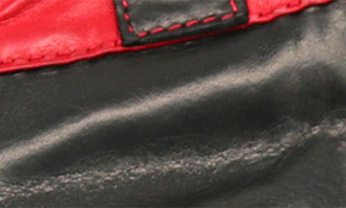 Portolano Buckle Leather Gloves In Black