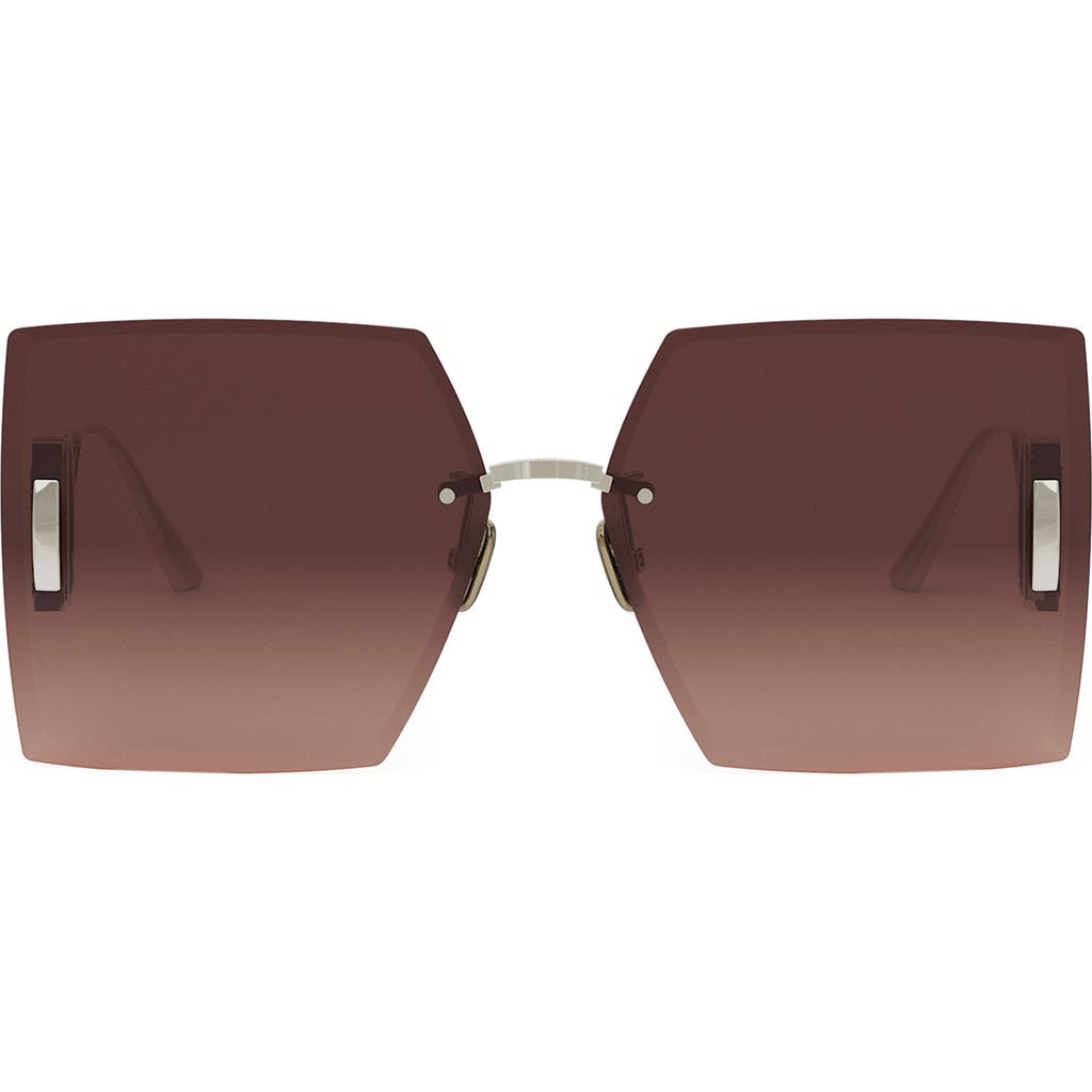 Dior 30montaigne S7u 64mm Oversize Gradient Geometric Sunglasses In Multi