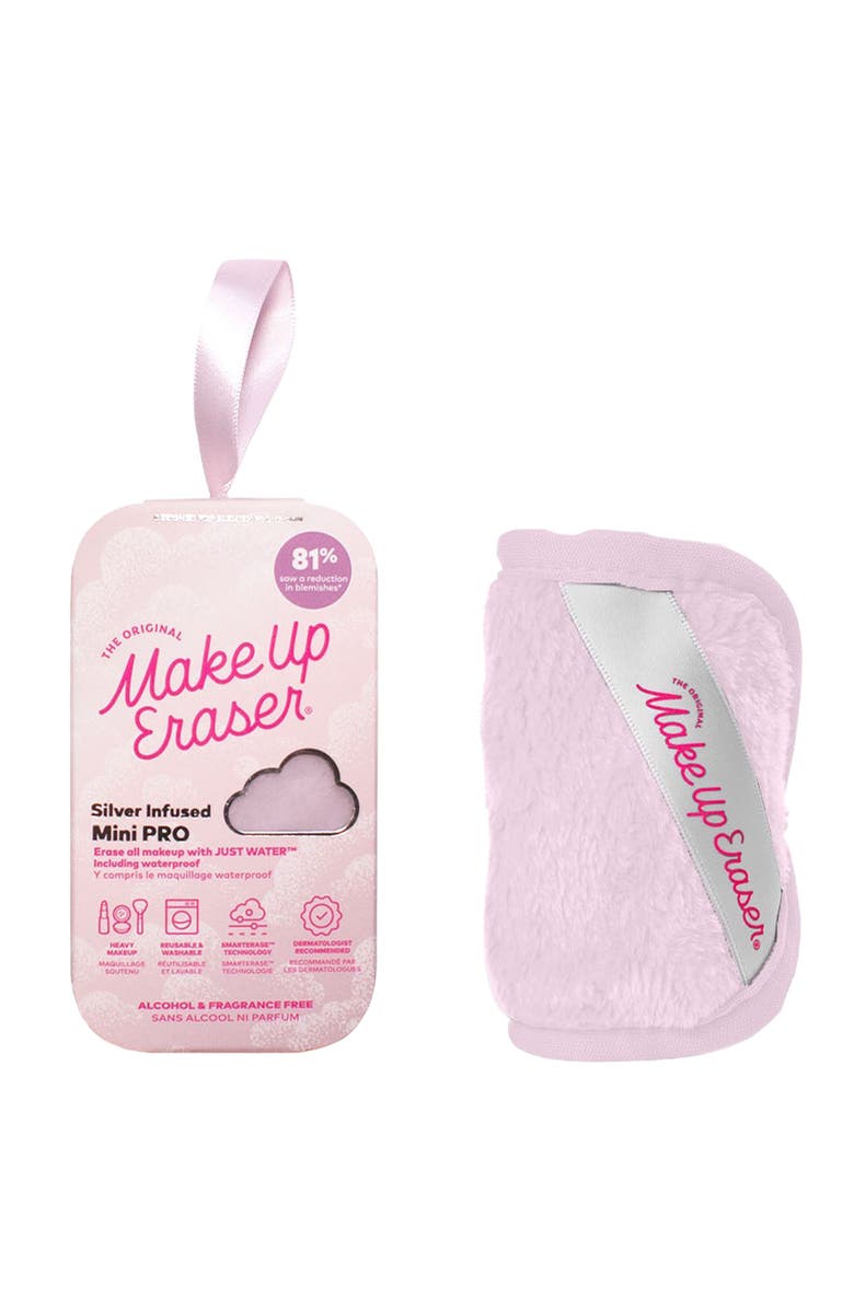 The Original MakeUp Eraser Silver Infused MiniPRO Makeup Eraser Cloth, Main, color, Silver Infused