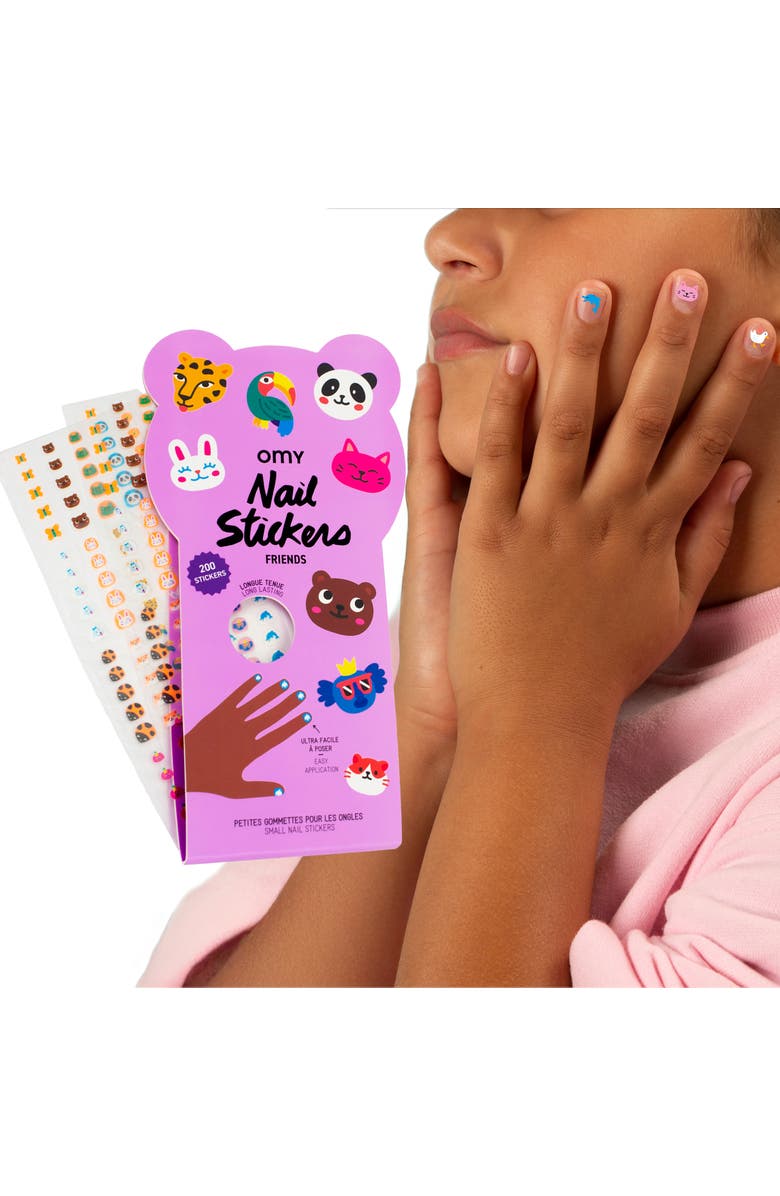 OMY Nail stickers friends, Main, color, Purple