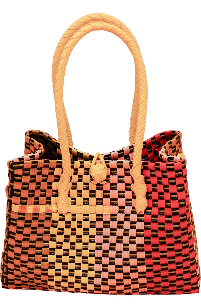 Inner Child Saigon Birkin Recycled Plastic Bag, Main, color, Sedona