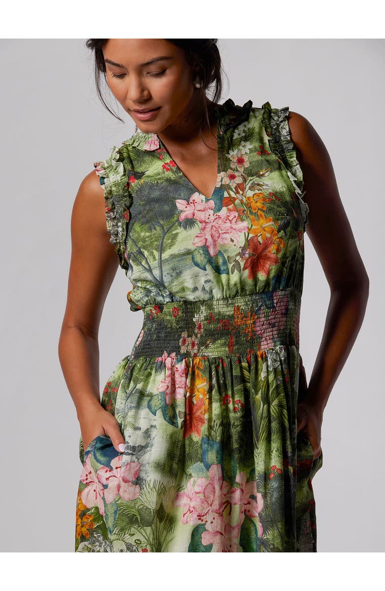 Tori Richard Artistic Garden Viola Dress, Alternate, color, 