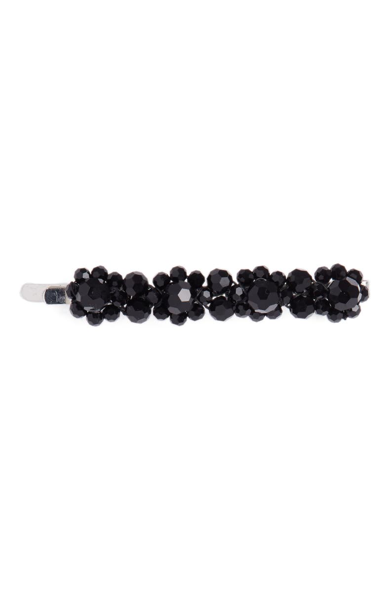 Simone Rocha Little Flower Beaded Hair Clip, Main, color, 