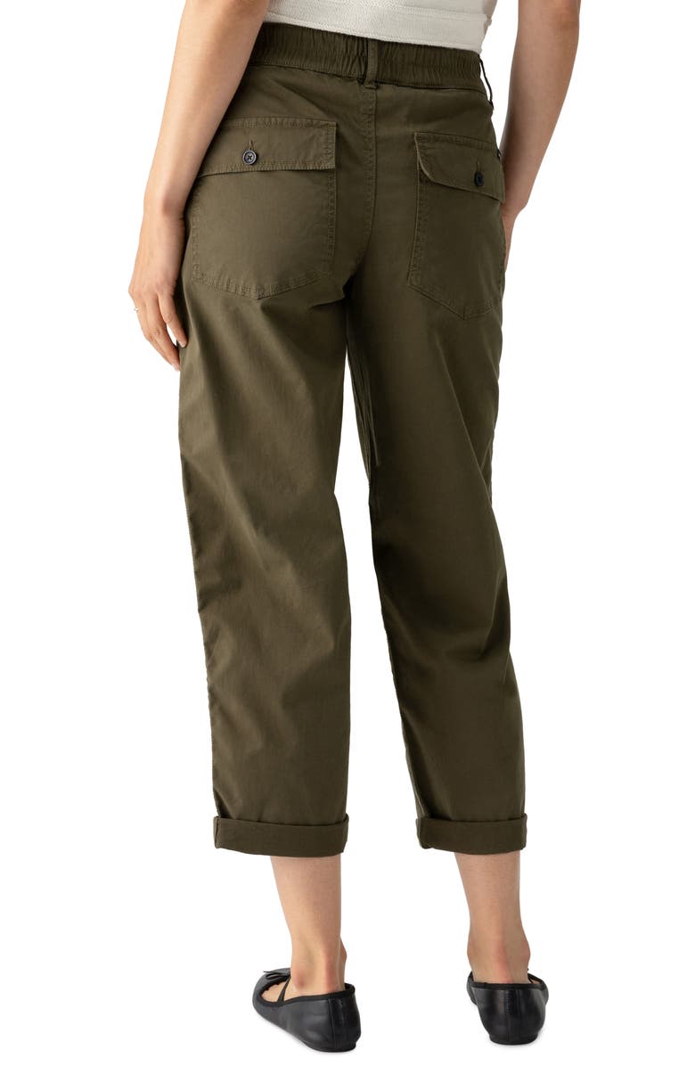 Sanctuary Cruiser Stretch Cotton Barrel Chinos, Alternate, color, Buro