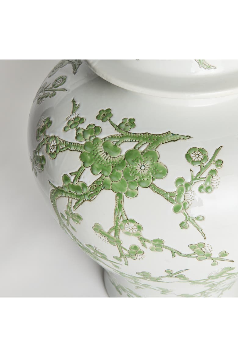 Imperial Empress Lidded Ginger Jar, Alternate, color, Green