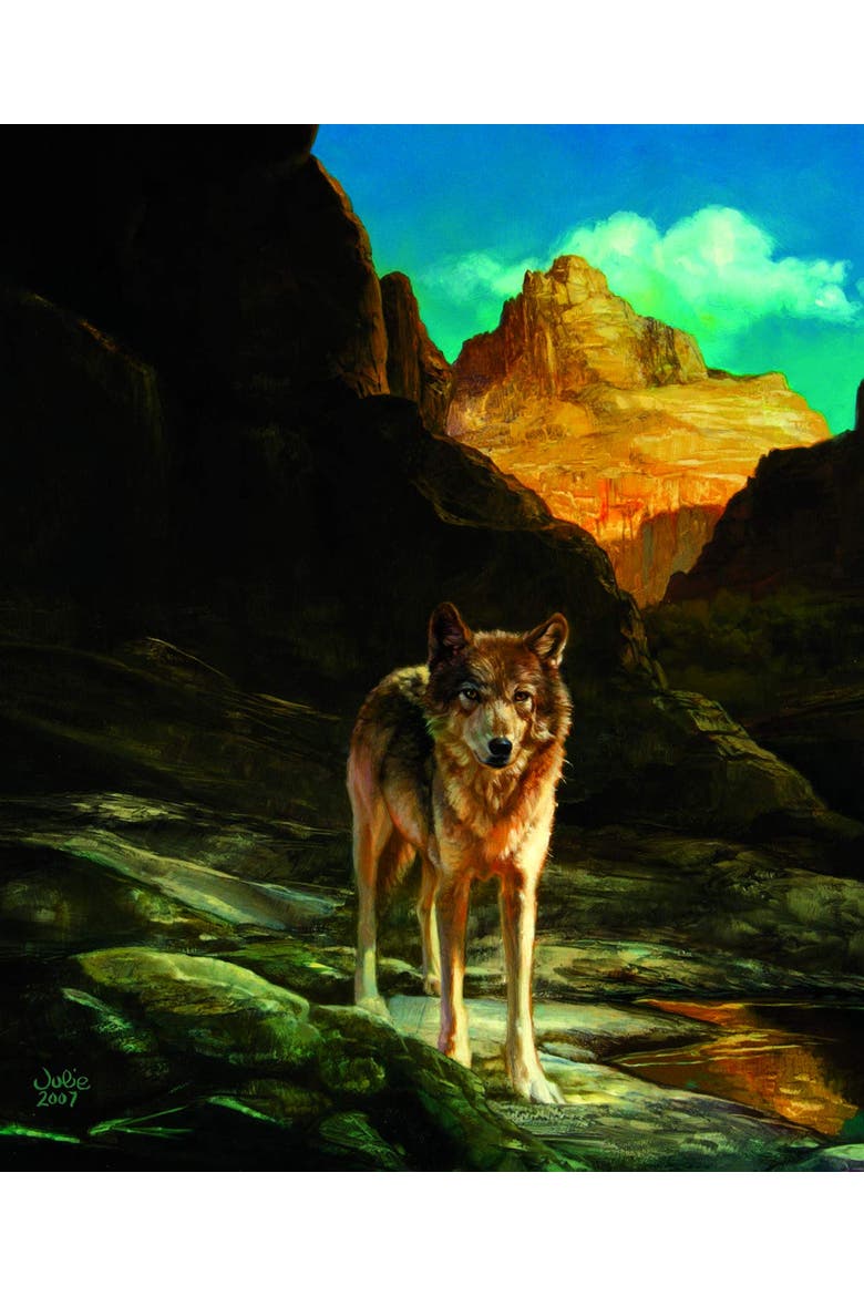 Lone Wolf 1000 piece Jigsaw Puzzle for Adults, Main, color, Multicolor