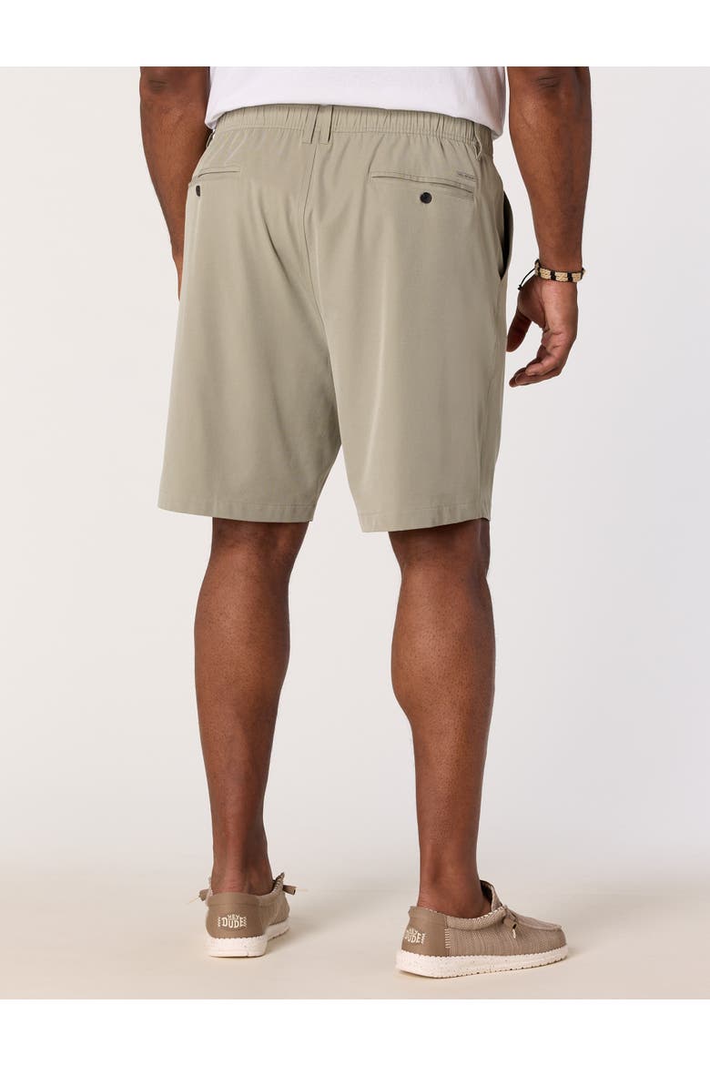 Big & Tall Reserve Elastic-Waist Performance Shorts, Alternate, color, SEAGRASS