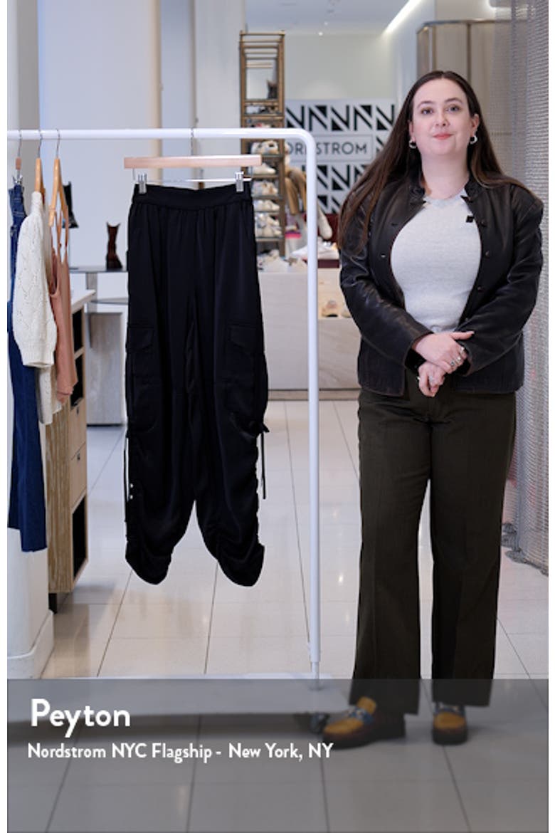 Kaye Ruched Cargo Pants video