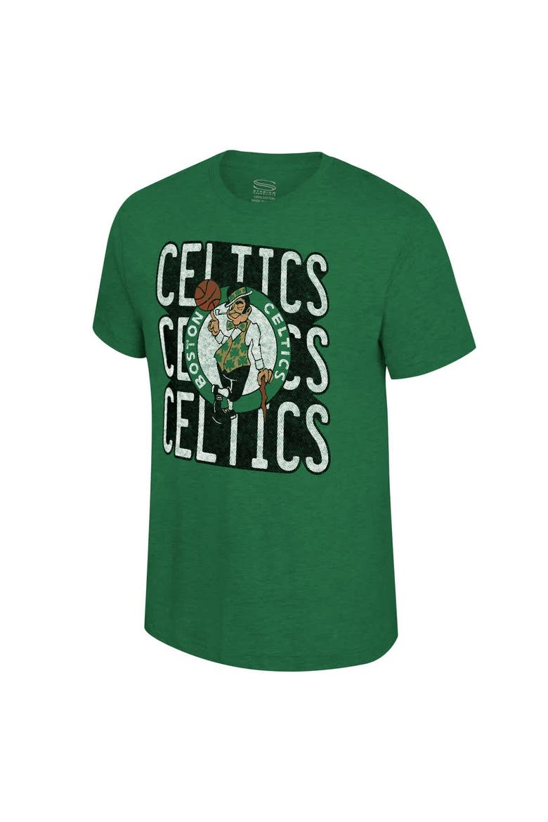 Unisex Stadium Essentials  Heather Green Boston Celtics Step Up T-Shirt, Alternate, color, Heather Green