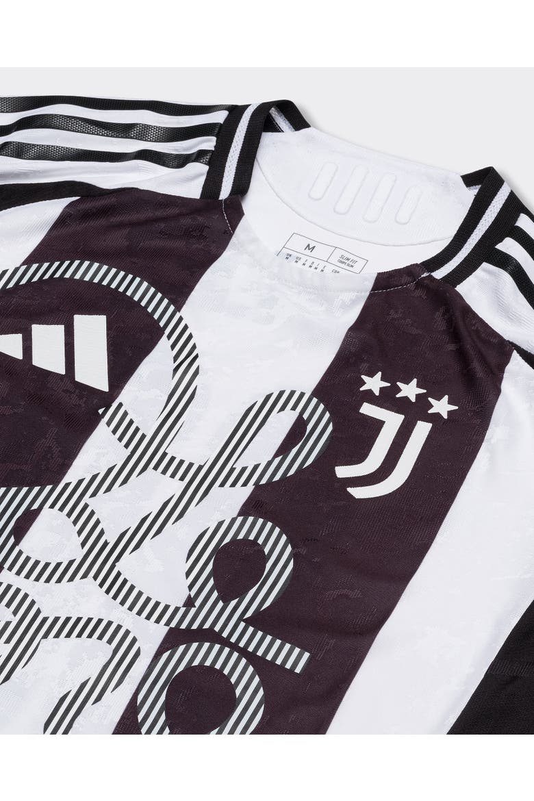 Juventus x Adidas Embroidered Home Jersey, Alternate, color, Black/White