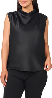 Vince Camuto Cowl Neck Sleeveless Top