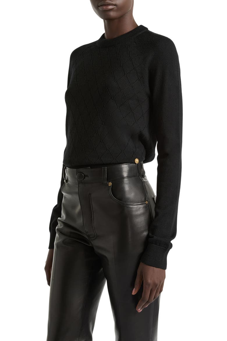 Knit jumper, Main, color, black