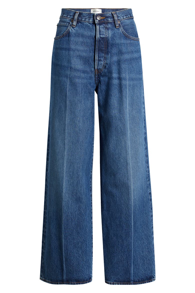 The Pixie Collegiate Super High Waist Wide Leg Jeans, Alternate, color, GALACTIC