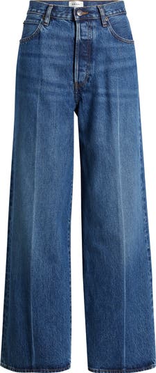 ■新品【FRAMeWORK】WIDE DENIM FRAME The Pixie Collegiate Super High Waist Wide Leg Jeans