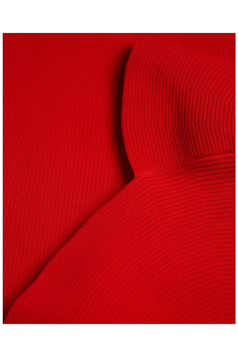 Raelea Rib Sweater Dress, Alternate, color, RED