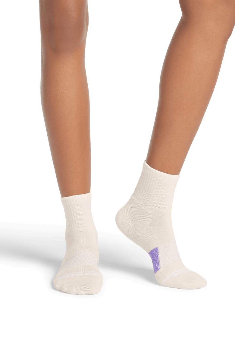 Bombas Merino Colorblock Wool Blend Crew Socks, Alternate, color, 