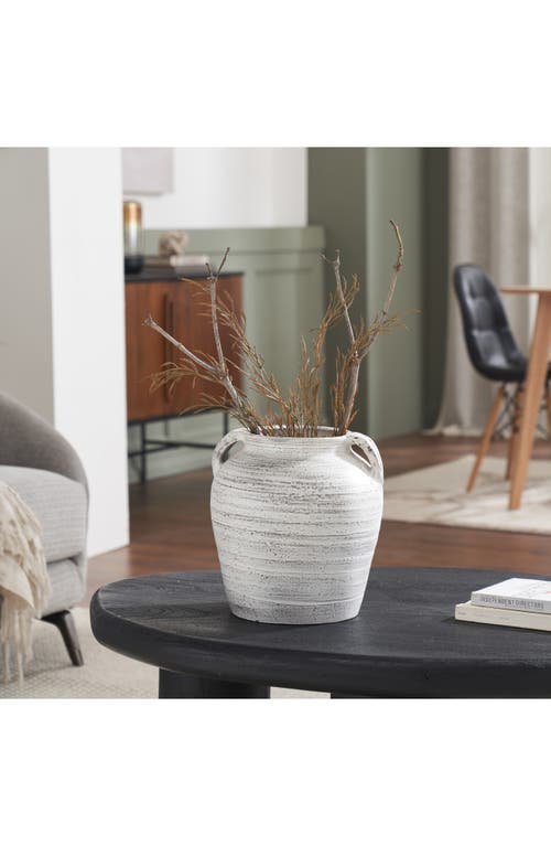Renwil Clay Decorative Vase In Gray