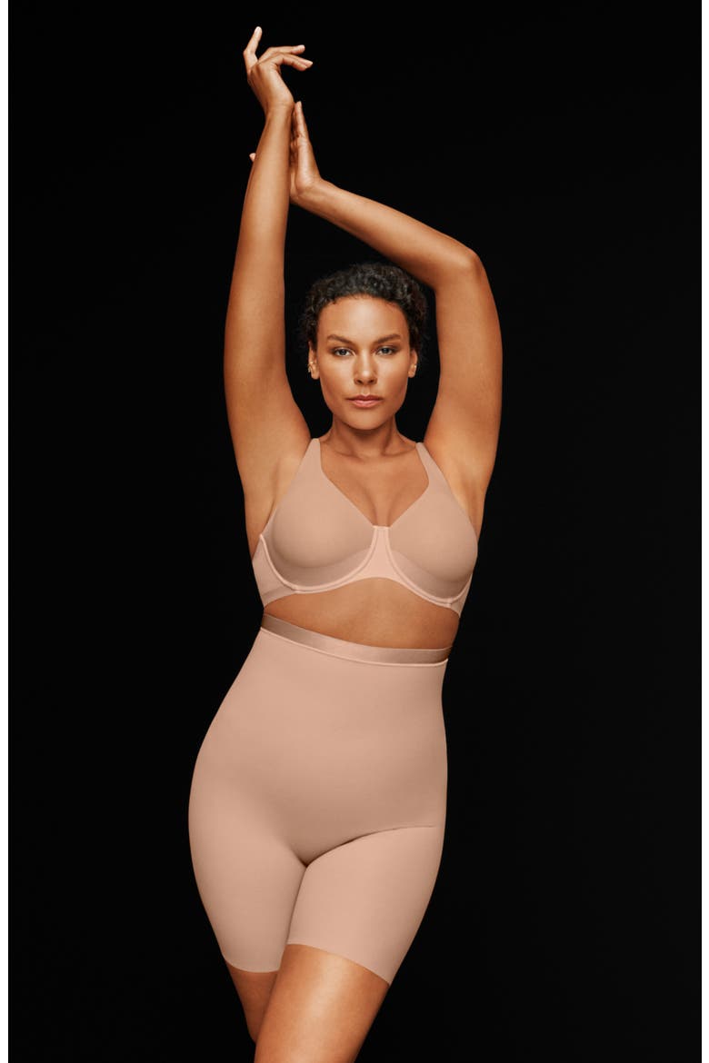 Shape Revelation® Pendulous Underwire Full Coverage Bra, Alternate, color, PRALINE