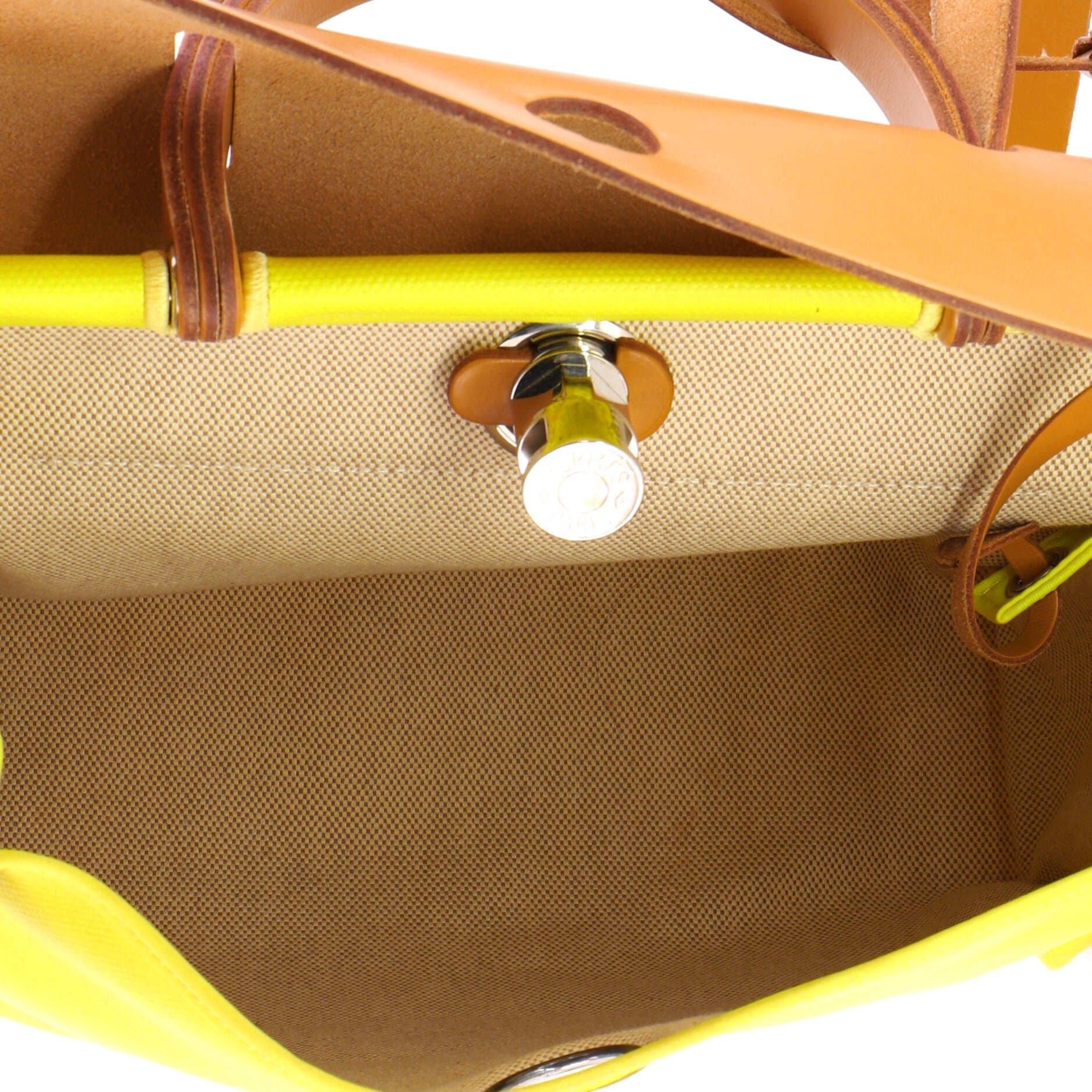 Herbag Zip Berline Vache Canvas and Leather 31, Alternate, color, Lime