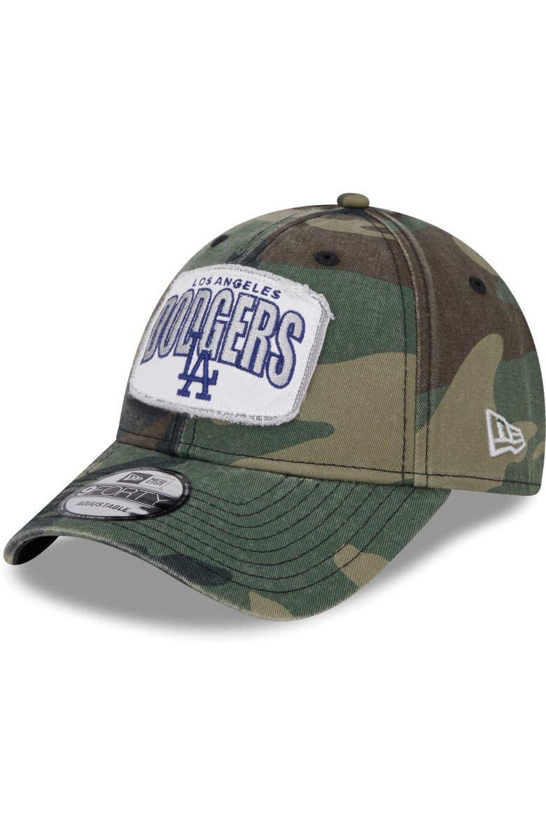 New Era Men's New Era Camo Los Angeles Dodgers Gameday 9FORTY Adjustable Hat, Main, color, Camo