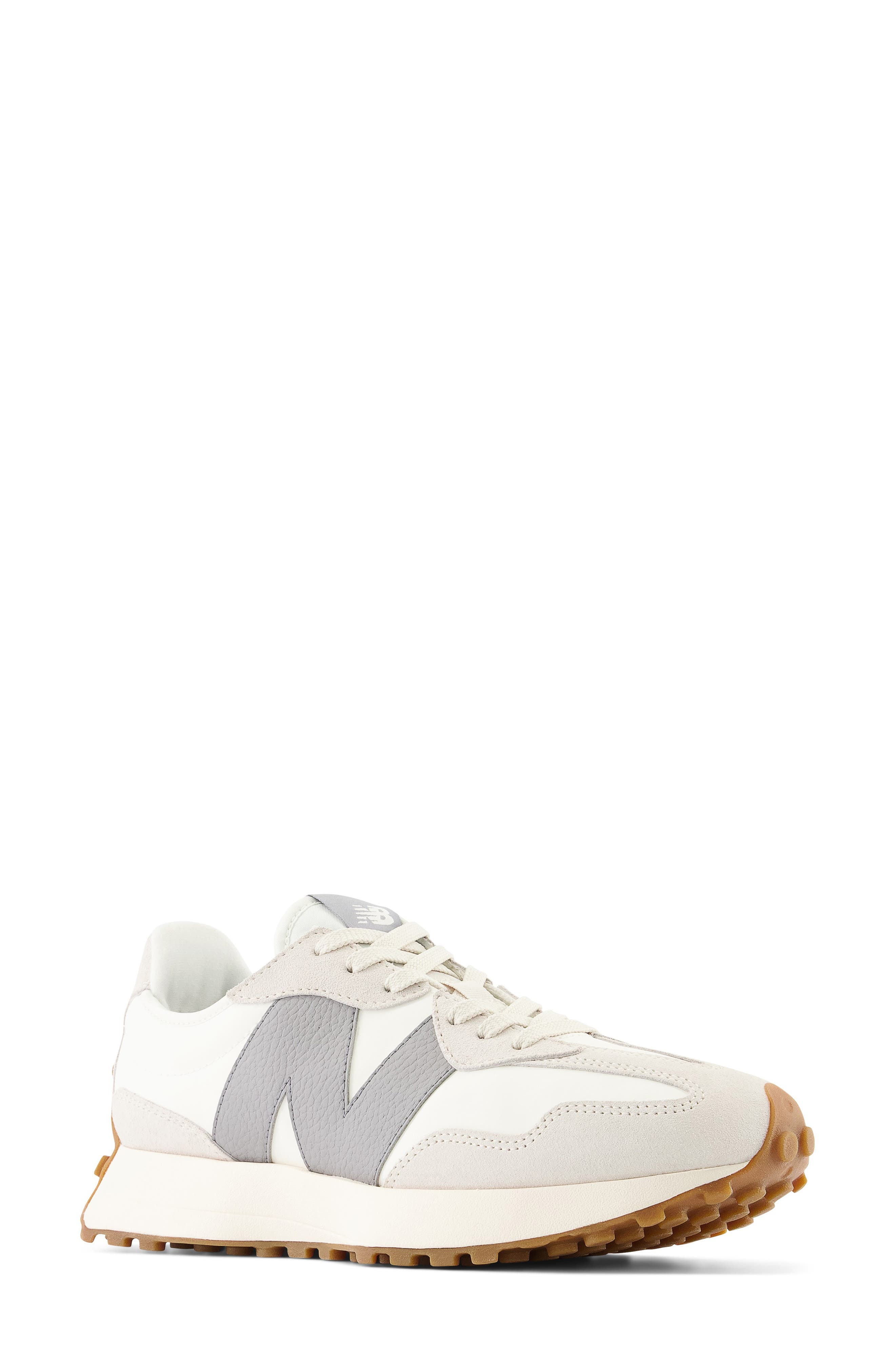 Gender Inclusive 327 Sneaker, Main, color, SHADOW GREY/ MOONBEAM